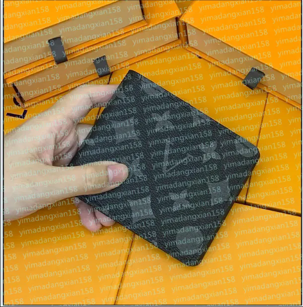 High Quality Designers Genuine Leather Fashion Designer Wallets Retro Handbag for Men Classic Card Holders Coin Purse Famous Clutch Wallet