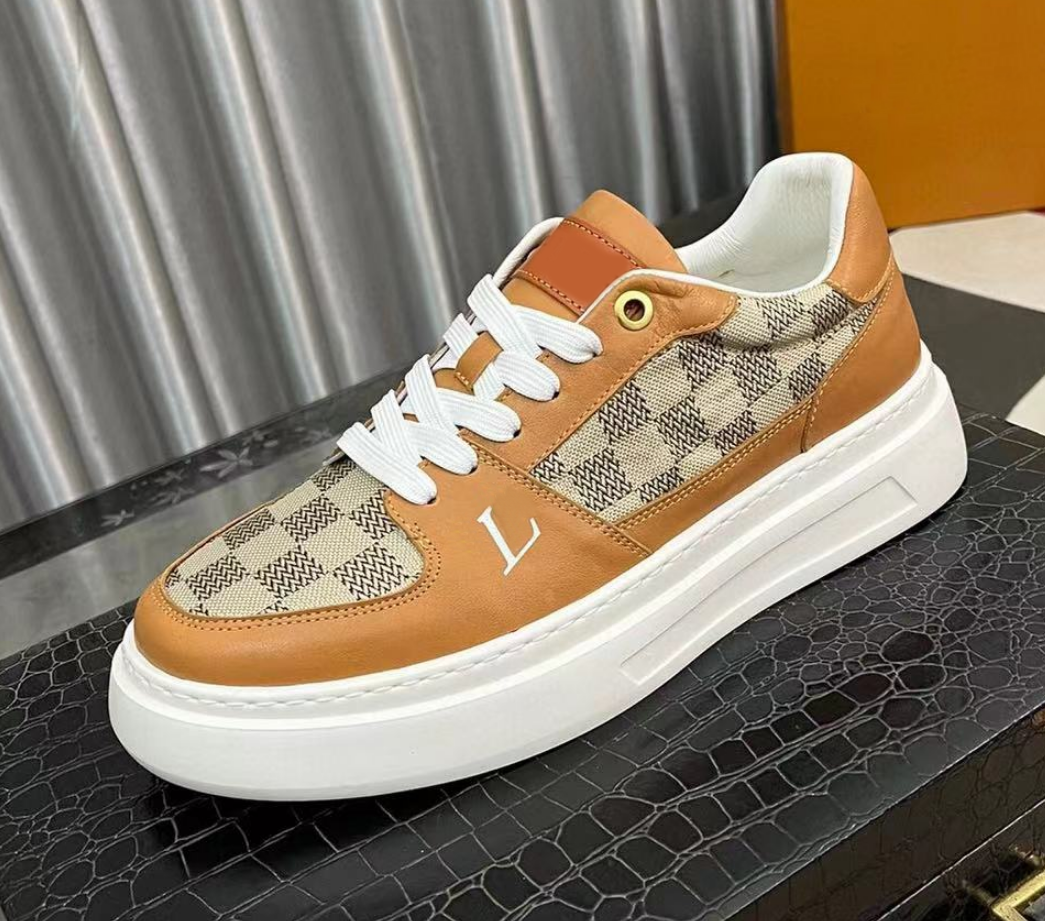 High Quality High-end Brand Shoes for Men Expensive Men&#039;s Shoes Full Grain Cow Leather Fashion Luxury Designer Sneakers for Men