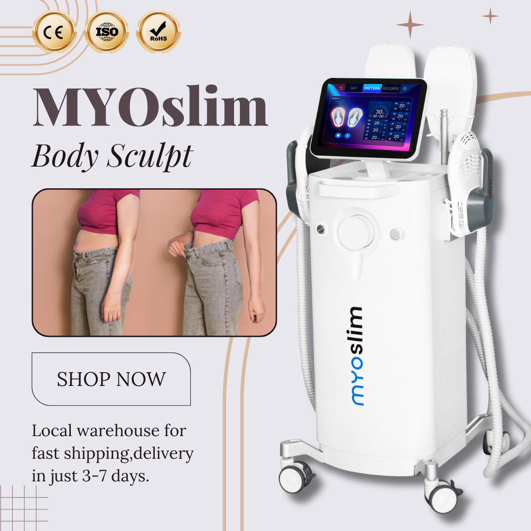 EMS RF 15 Tesla Electrical Muscle Stimulation 6500W Professional Body Contouring Machine Designed by Myoslim Experts