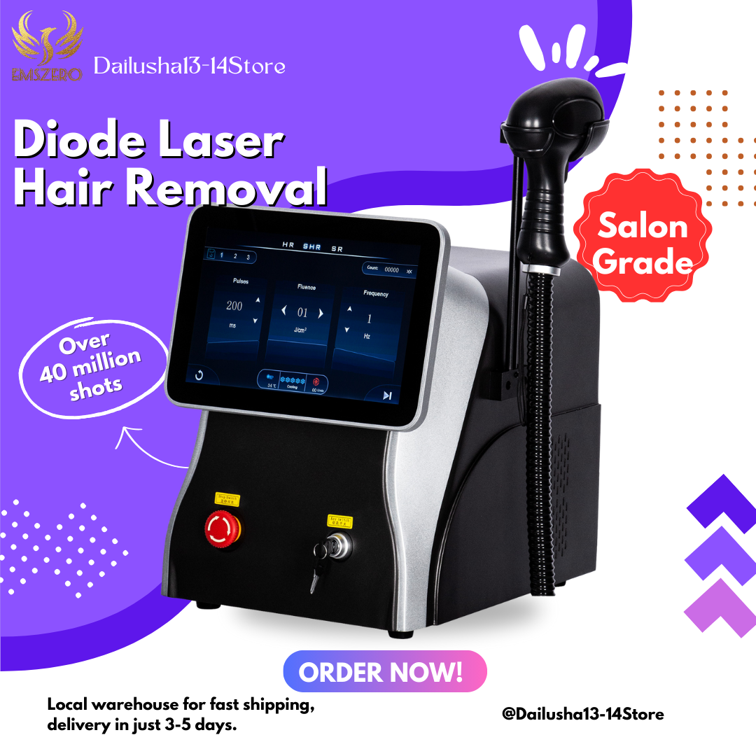 Ice Cooling 808nm Diode Laser Hair Removal Machine with Triple Wave Technology For Salon Quality Permanent Results