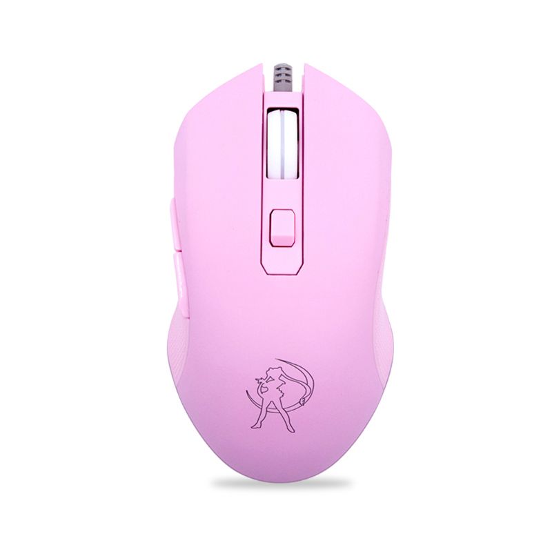 Gaming Mouse Silent Click 7 Colors LED Light Optical Game Mice Ergonomic USB Wired with 3200 DPI and 6 Buttons for PC Computer