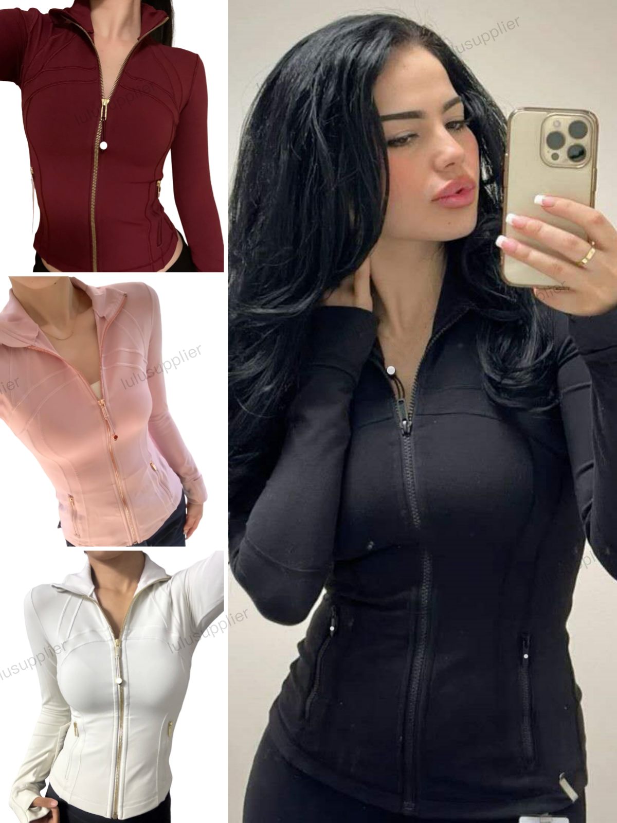 2025 5A Women Yoga Jacket Define Workout Sport Coat Fitness Jacket Sports Quick Dry Activewear Top Solid Zip Up Sweatshirt Sportwear lemonize jacket