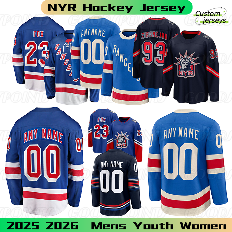 New YorkS hockey jersey 93 Ziibanejad Artemi Panarin RangersS Jersey Adam Fox lgor Shesterkin Chris Kreider Vincent Trocheck Alexis Lafreniere mens