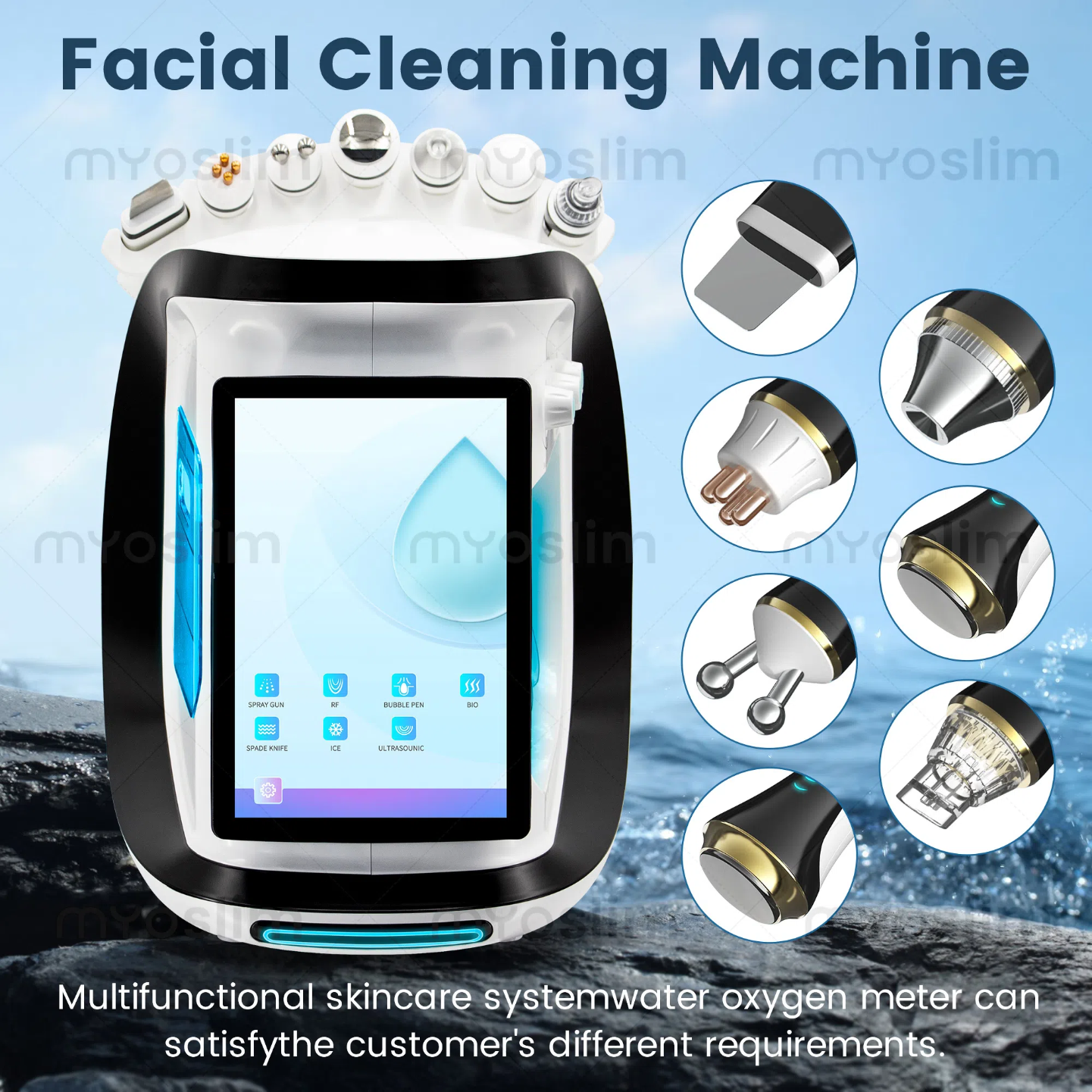 Hydra Dermabrasion Face Skin Care Beauty Salon Spa Equipment Hydro Skin Care Facial Machine Pigment Removal, Skin Tightening, Whitening, Skin Rejuve