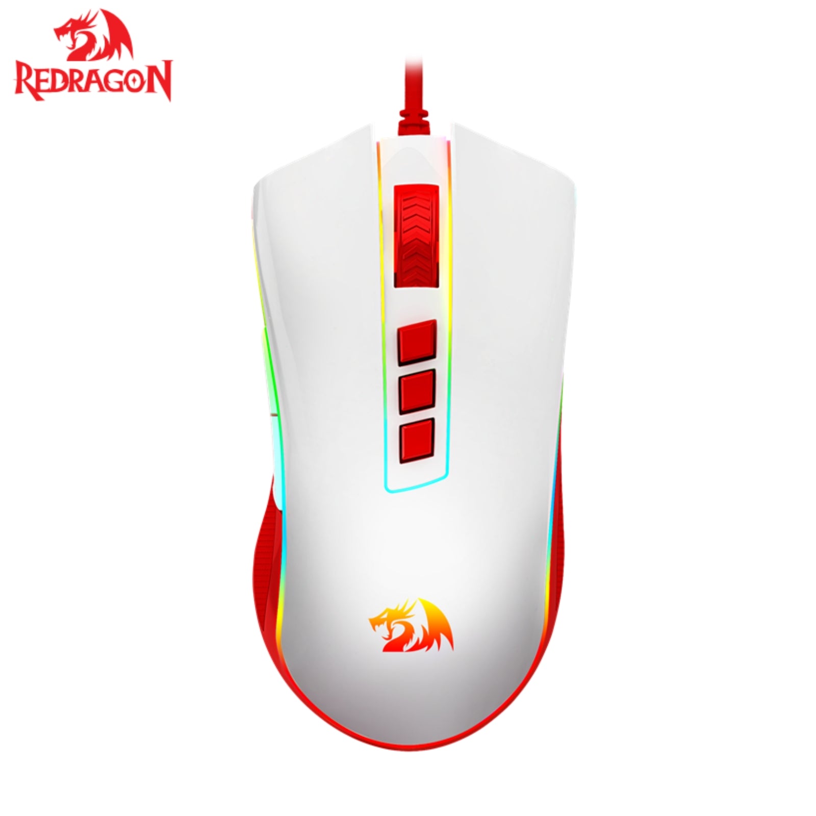 n M711 Cobra Gaming Mouse 16.8 Million RGB Color Backlit 10000 DPI Adjustable Comfortable Grip 7 Programmable Buttons
