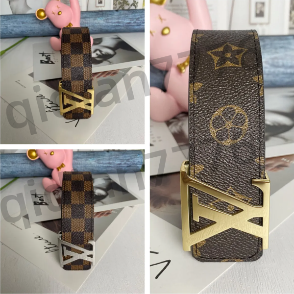 Designer men belt classic women belt luxurious letter alloy buckle top-notch business fashion highquality men belt for men length 100-125cm with box