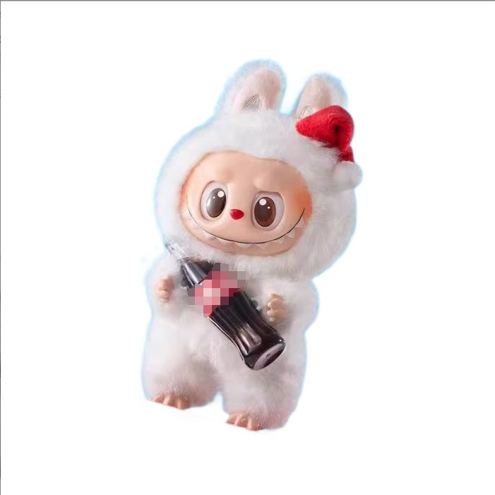 POPMART third generation Labub Coke Pop Mart series sit and sit party trendy play vinyl plush blind box