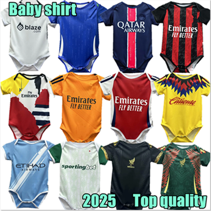 25 Jerseys AC MadridS MBAPPE 24 25 Home Arsen Girls Football Kids city boy Shirt Top quality Baby Soccer Wear