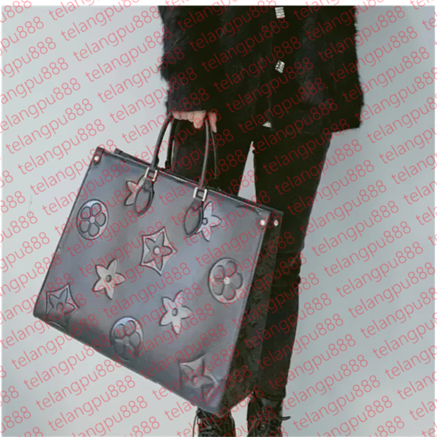 A Embossed Leather Bags Luise Bag Bag Women Bag Designer Handbag MM Tote Black Totes Backpack GM Classic Satchel A1