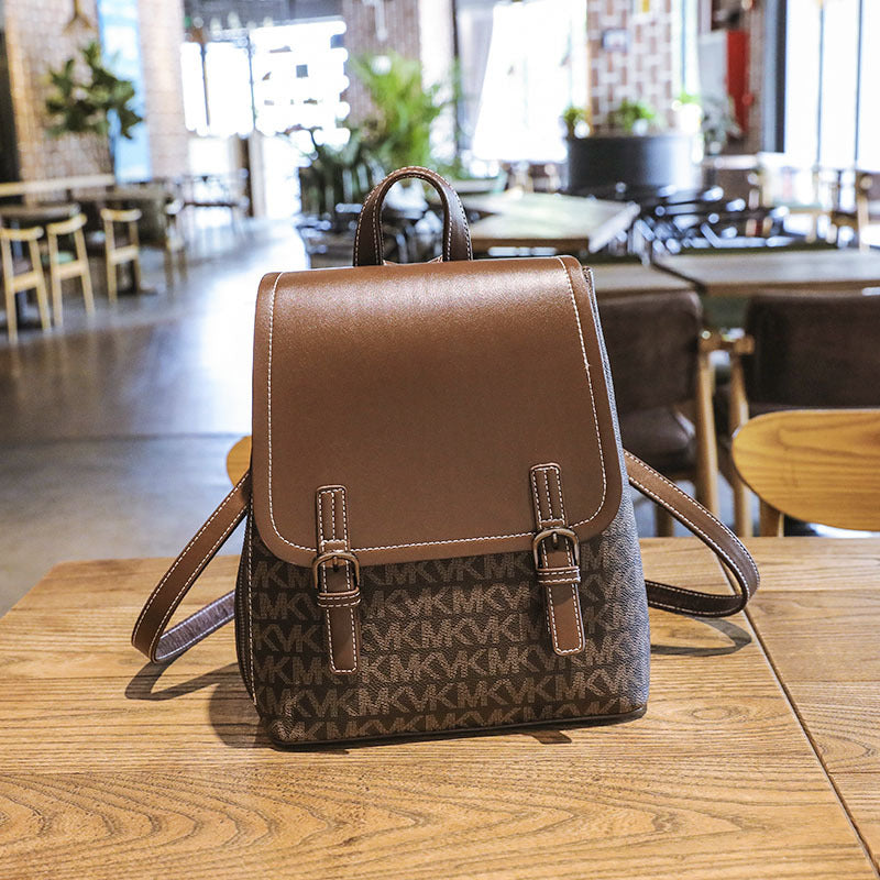 Fashion design Backpack Womens Easy to Match 2021 New Large Capacity Printed Anti-Theft Travel Backpacks Schoolbag