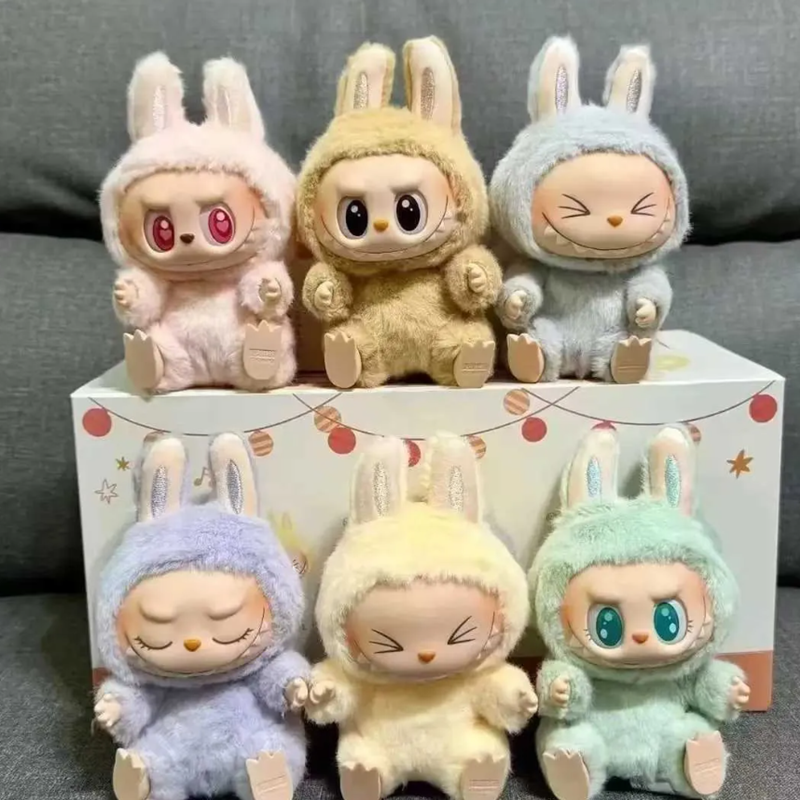 2025 Labubu V2 Cute Blind Box Series Mini Monster Plush Keychain Collectibles and surprised gift
