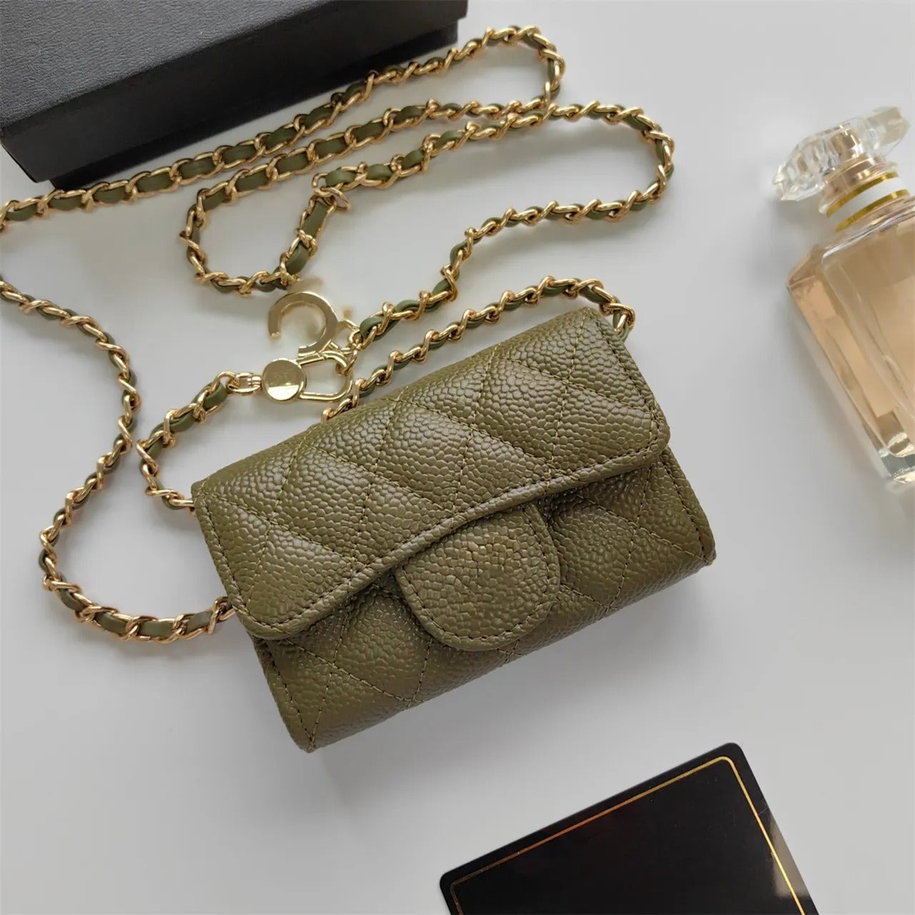 Designer Bag Fashion Womens Mini Zippy Wallet Coin Purse Bag Belt Charm Key Pouch credit card holder bags fashion color Short wallet chains bag purs