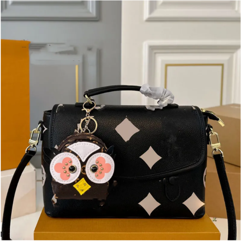 Flower Leather women Crossbody Bags Messenger Purse Luxurys Designers Bags Handbag Wallets Bag Card Holder pouch Laptop Bag with Coins Bag 28cm