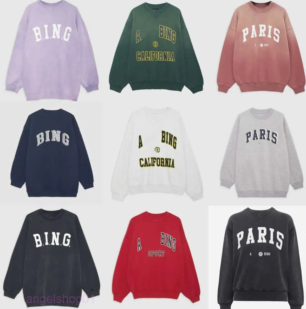 High Quality Women Desginer Fashion Cotton Hooded New Bing Classic Letter Print Wash Water Stir Fry Color Snowflake Loose Sweatshirt HoodiesSSSSSS
