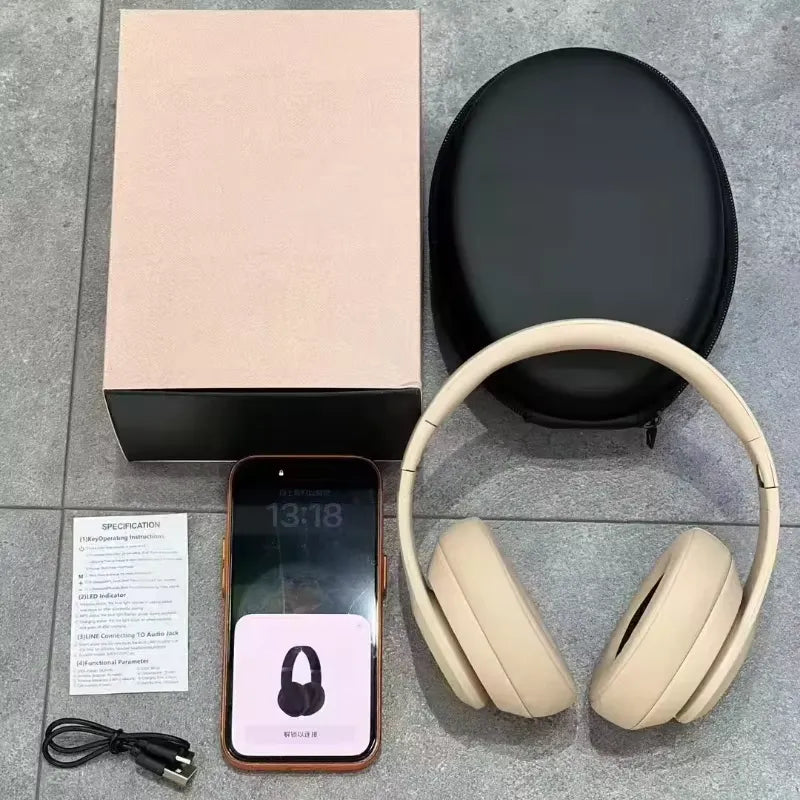 wireless studio pro Bluetooth wireless headset Magic sound recorder Headband Headsets with Box