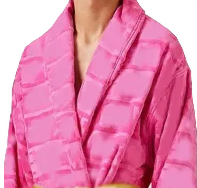 2025 Sleep Women Man Cotton Sleepwear Night High Quality Bathrobe Designer Robe Breathable Winter Home Wear Loungewear 88246c