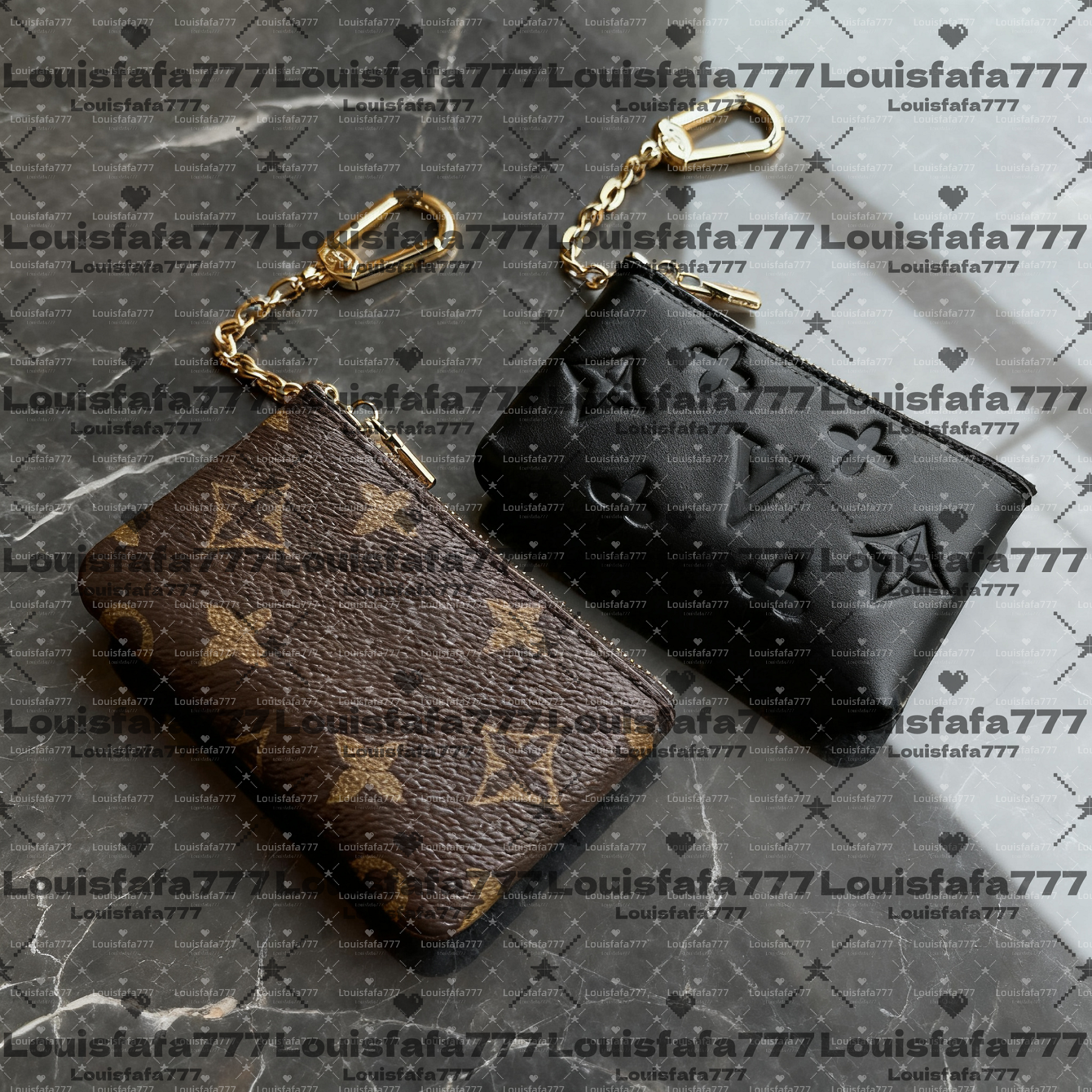 12A designers luxurys Purses KEY POUCH POCHETTE CLES Women Mens Key Ring Credit Card Holder Coin Purses Mini Wallet Bag with box and dustbag M62650