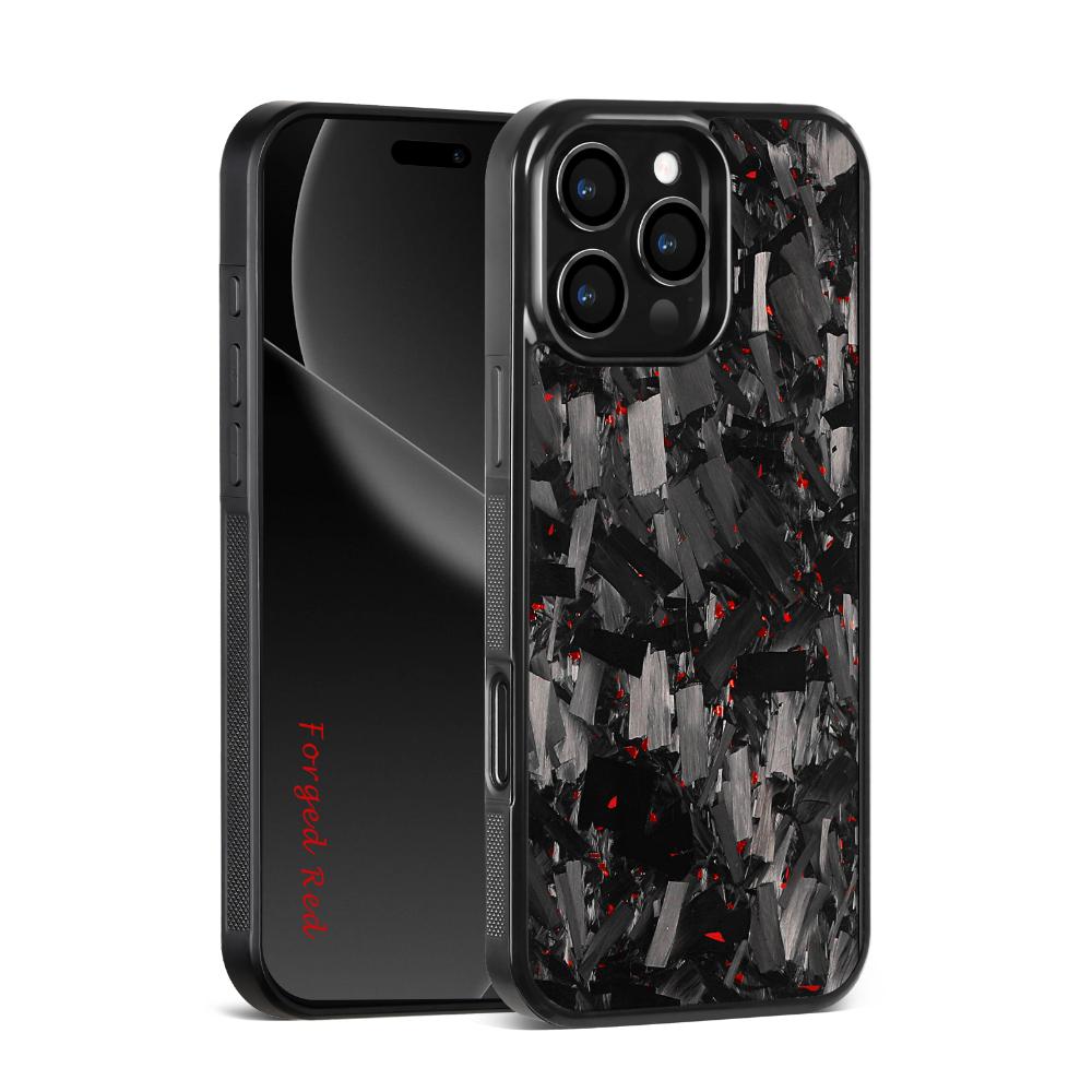 Large grain carbon fiber mobile phone case is suitable for apple iphone16-1514-13-12-11 pro max black, purple, blue, red