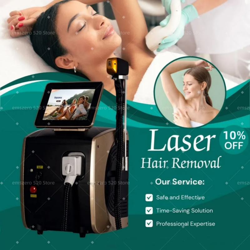 Best Depilator New Ice Platinum Cooling System Skin Care 808nm Diode Laser Hair Removal Machine