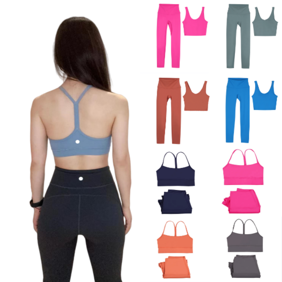 2025 AAAAA Women Yoga Sets Fitness Leggings Sports Bra Soft High Waist Elastic Sportswear Outfits Pants Gym Running Workout Tracksuits Luluity Lemon