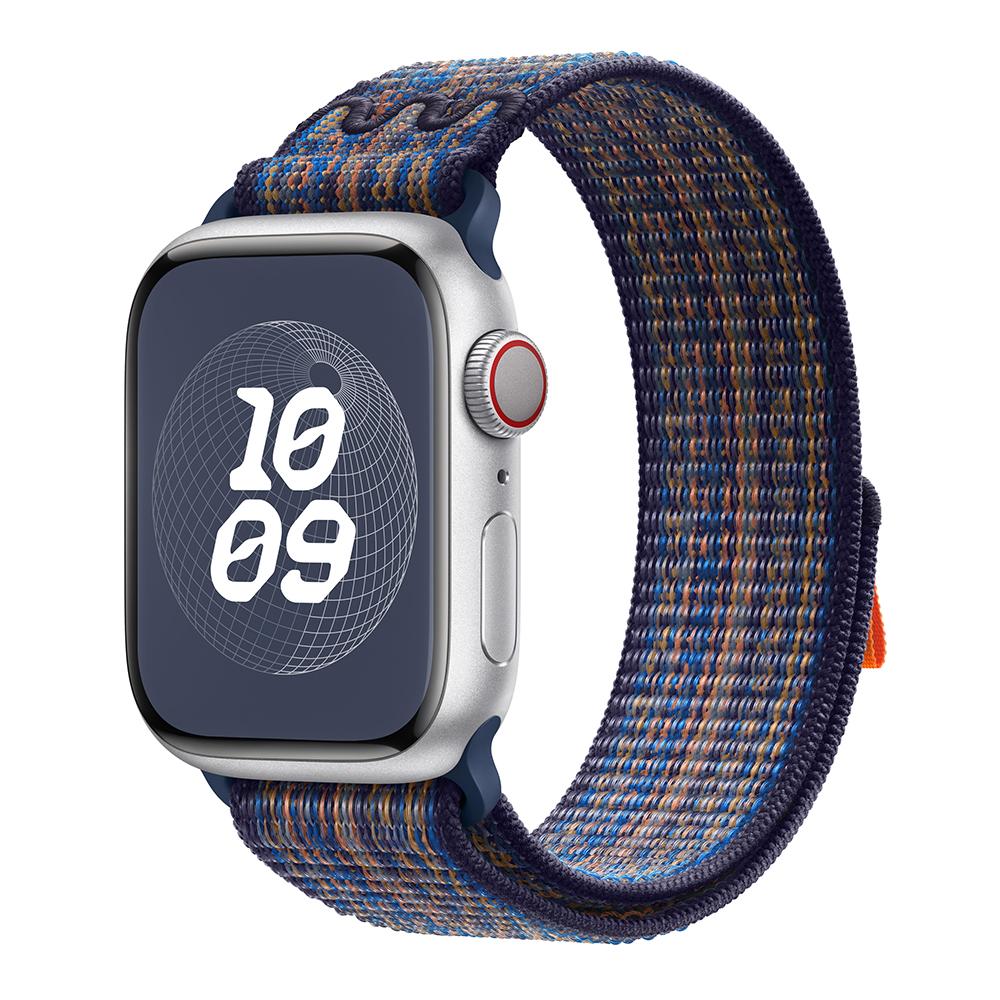 Suitable for iwatch8 strap S11 applewatch10 summer new S8 nylon S7 woven 7 loop S6 breathable SE advanced ultra2 sports intelligence