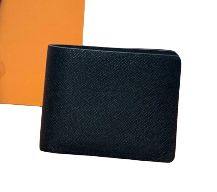 Top Luxury Leather Purse Wallets Fashion Designer Wallets Retro Handbag for Men Classic Card Holders Coin Wallet Famous Wallet with orange box a1