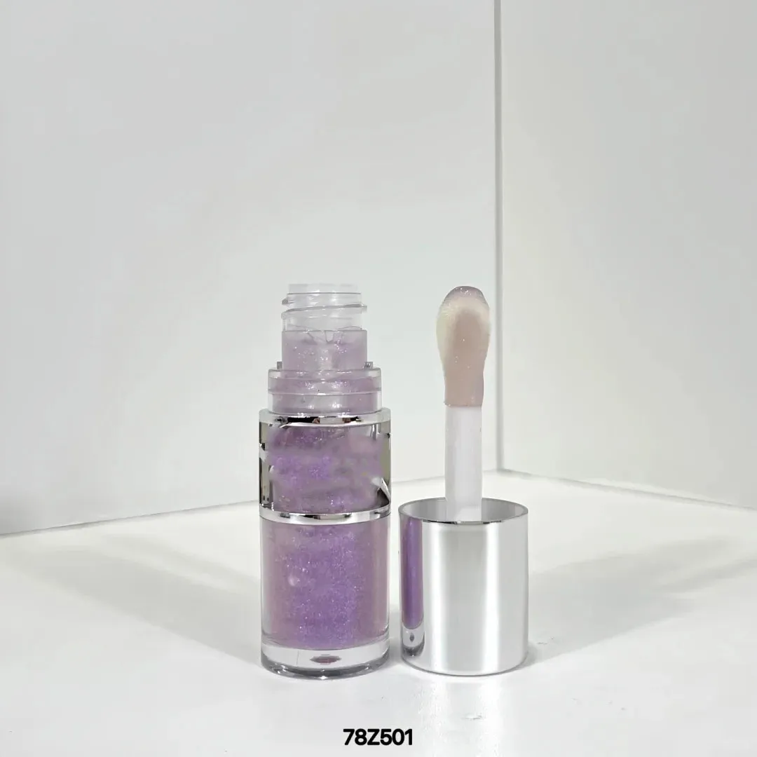 Make up lip gloss 6ml Silver Tube Lip Glaze Matte Red Moisturizing Waterproof Long Lasting Lipgloss Non-stick Cup Lip Beauty Cosmetic fast delivery