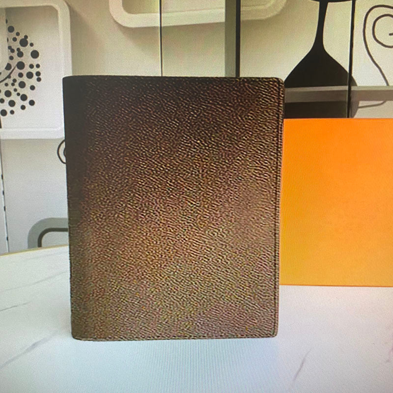 Large DESK AGENDA COVER Holders Memo Planner Men A5 Notebook Diary Luxury Designer Agendas Protective Case Card Passport Holder Wallet Desktop Notep