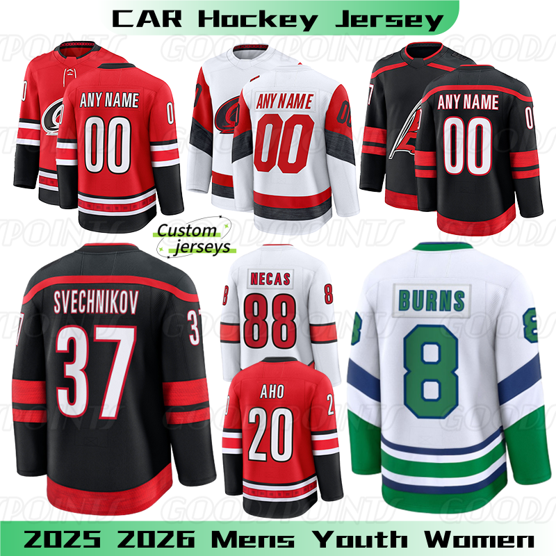 CarolinaCity hockey Jersey Martin Necas Hurricanes Jersey 20 Sebastian Aho Andrei Svechnikov Dmitry Martinook Shayne Gostisbehere Robinson mens hock