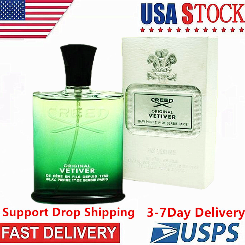 Creed Green Faith Original Vetiver Men Taste Perfume for Men Cologne 100ml High Fragrance Good Quality Fast Shipping
