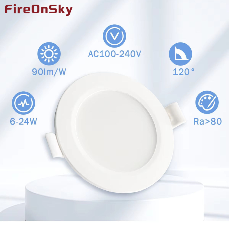 led downlights 3W and 5W, embedded anti-glare ceiling lights, living room ceiling hole lights 7W and 10W, no main light lighting design-101 BY