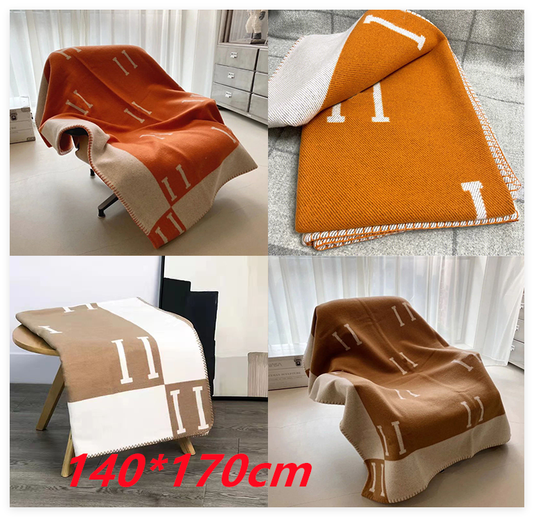Designer Blanket Cashmere Soft Wool Scarf Winter Shawl Portable Warm Plaid Sofa Bed Fleece Knitted Throw Blankets Letter Luxury Woven Travel Home De