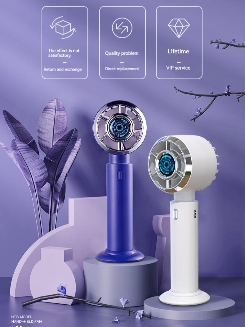 2000mAh USB Rechargeable Personal Fan Mini Portable Handheld Fans 3 Speeds Small Desk Fans Pocket Travel Fan for Women Girls Kids Home Office Outdoo