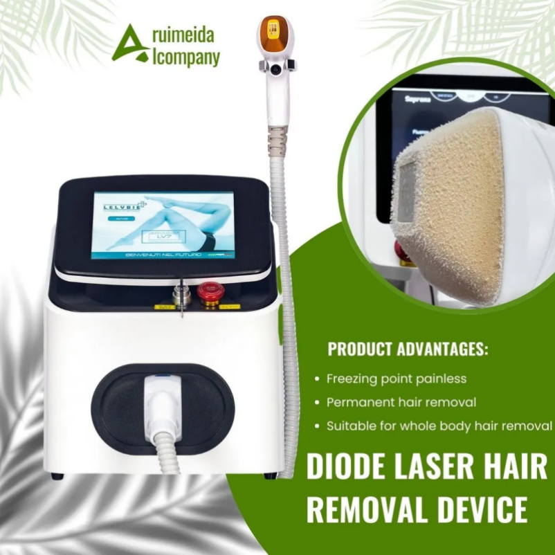 New 808nm Diode Laser Hair Removal Machine Ice Platinum 755 808 1064 3Wavelength Provides The Best Hair Removal Experience