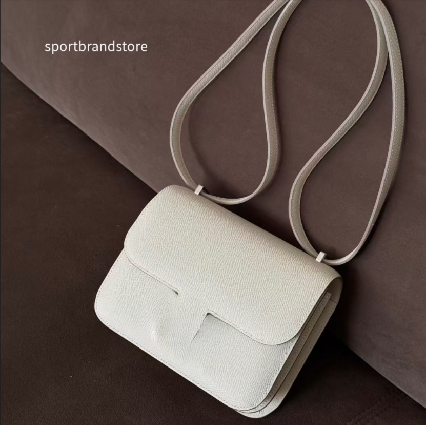 Designer Bag Womens Shoulder Bag Mini Leather Crossbodys Bag 19 Constances Handbag with Metal Clasp Luxury Messenger Bag Tote Small Square Bag Epsom