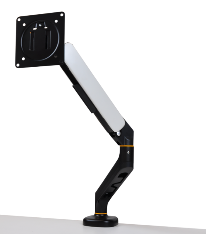 Monitor single arm robotic arm screen air bar cantilever stand robotic arm rotating lift table type support base wholesalers