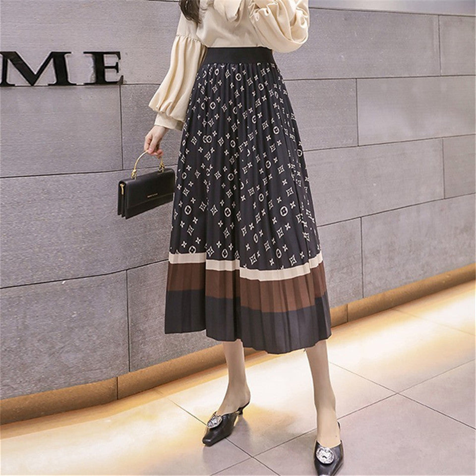 Blackday Womens Skirt Long Skirts Clothing Black Pencil Winter High Waist Harajuku Vintage 2019 flowy Elastic Knee Length streetwear