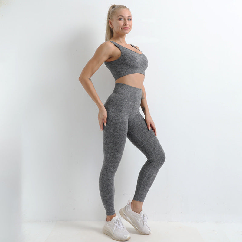 tracksuit Girl Seamless Yoga Set Fitness Clothing High Waist Gym Leggings Padded Push Up Sports Bra Running Sportswear Track sui