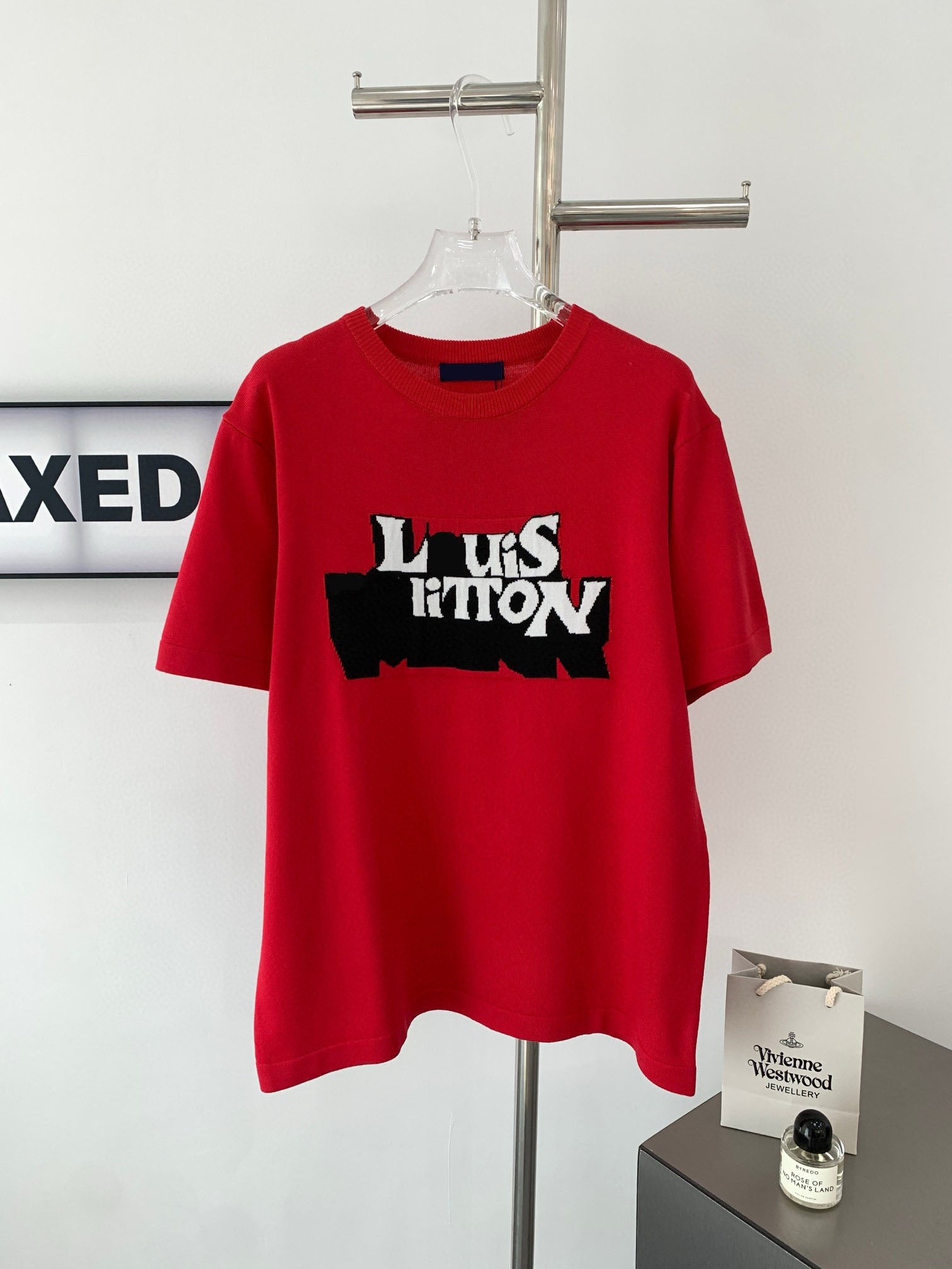 Men&#039;s Plus Tees & Polos letter knitted sweater in autumn - winter knitting machine e Custom detail crew neck cotton w242g