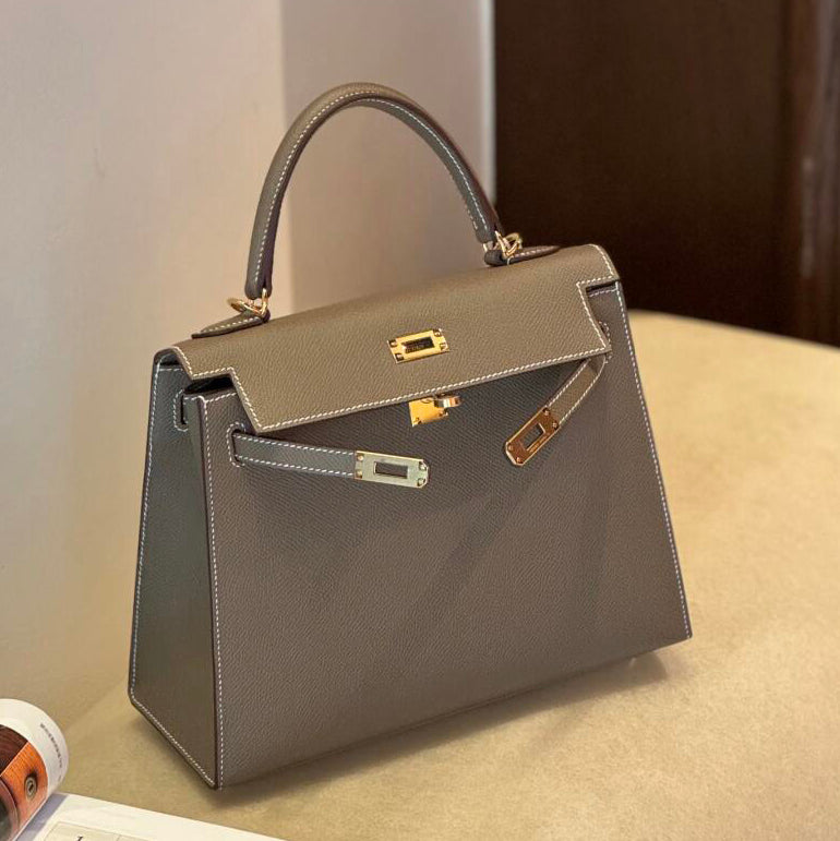 Designer Handbag Leather Orange Black crossbody Purse Women&#039;s Shoulder Bag Fashion Lock and Key Handbag16