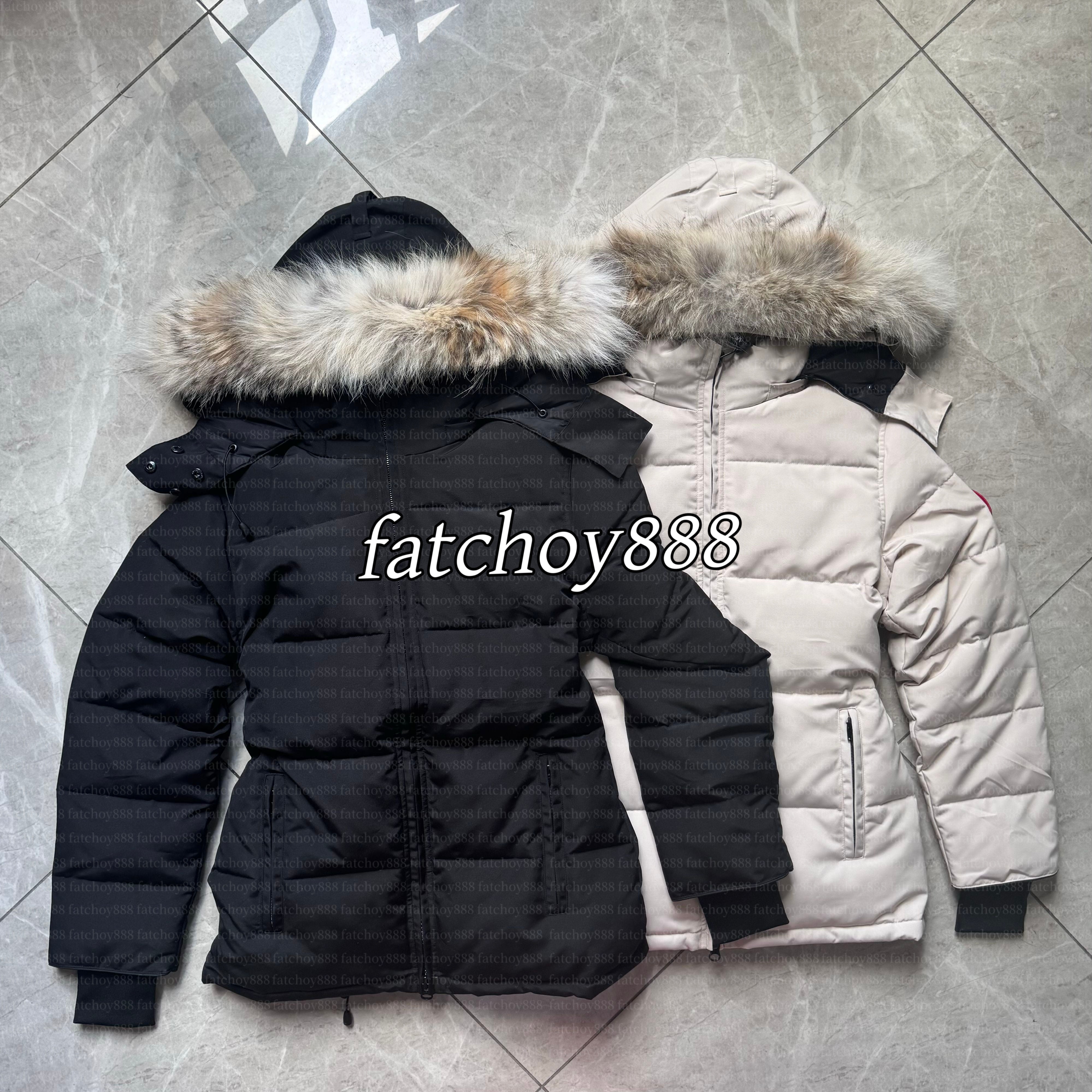 canada Down Jacket Designer goosse coat Womens Puffer Jackets Winter Parka Coat Real Wolf Fur Outdoor Wyndham Windbreaker Outerwear Removable Hooded