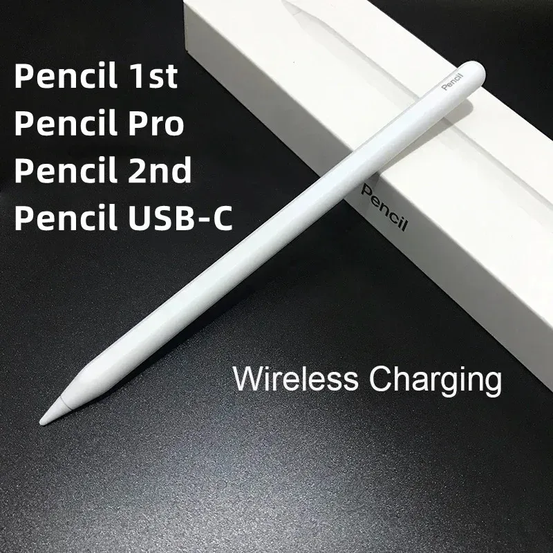 USA Stock Pencil 2nd Generation With Animated Stylus Pen Magnetic Attraction Wireless Charging Pencil 2 Touch Screen Pens for iPad Pro 3rd 11 12.9 A