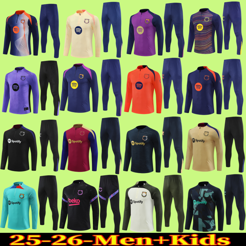 2025 2026 chandal baRCElone Tracksuit LAMINE YAMAL LEWANDOWSKI soccer TRAINING barcelonaES 2122 24 25 26 GAVI PEDRI RASHFORD men kid kit barcalona f