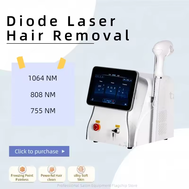 Laser Professional 3500W Diode Light Tech Hair Removal Device 808NM 1064NM 755NM Salon Equipment Long Lasting Painless Skin