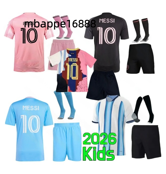 25 26 27 Argentina Soccer Jerseys kids football kits MESSIS Soccer Jerseys 2025 2026 baby football shirts