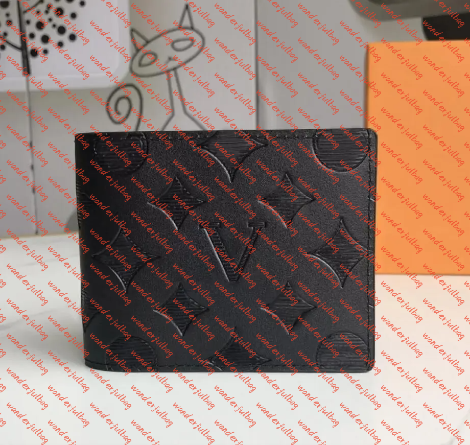 Mens Designer Wallets Luxurys Multiple Short Purses Metal Letter Mark Portefeuille Card Holders High-quality Male Billfold Small Clutch Bag With Box