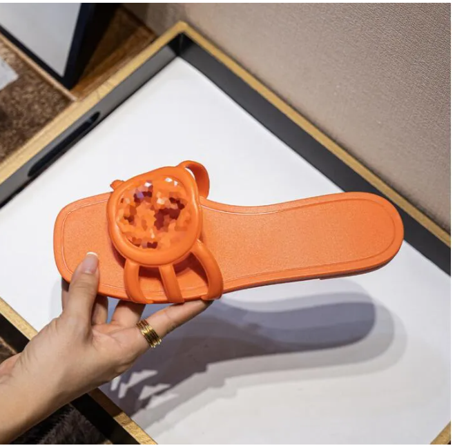 2025 summer new slides slipper women slides Straw Beach flat sandals Top quality Luxury designer slides for women shoes ASAA