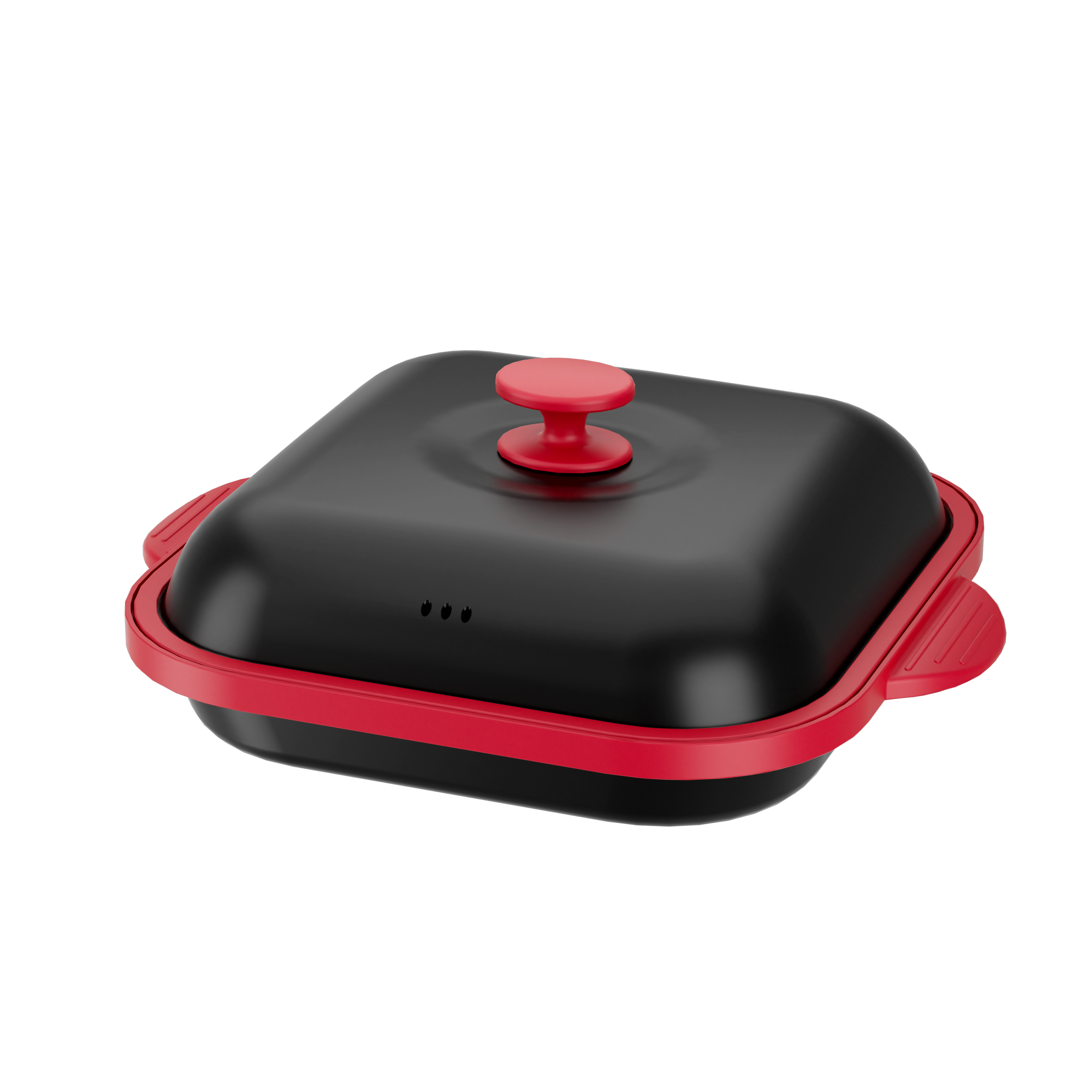 Microwave Grill Pan with Lid Microwave Burner and Crisper Multi-Purpose Microwave Cookware Square Pots for Grilling, Frying, Browning