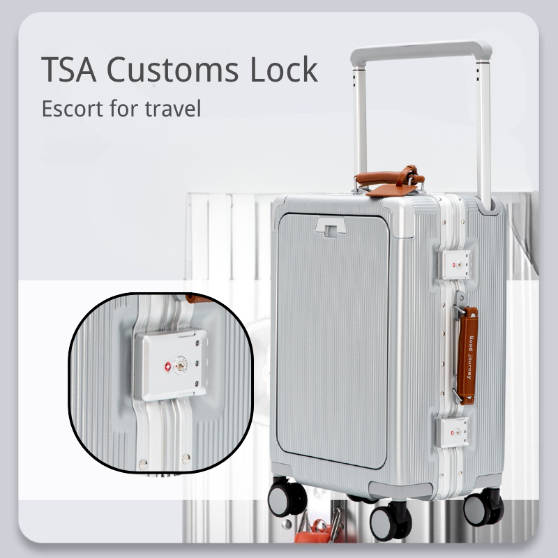 Large Capacity Cross Border Travel Suitcase - Durable Luggage With Universal Wheels & Pull Rod