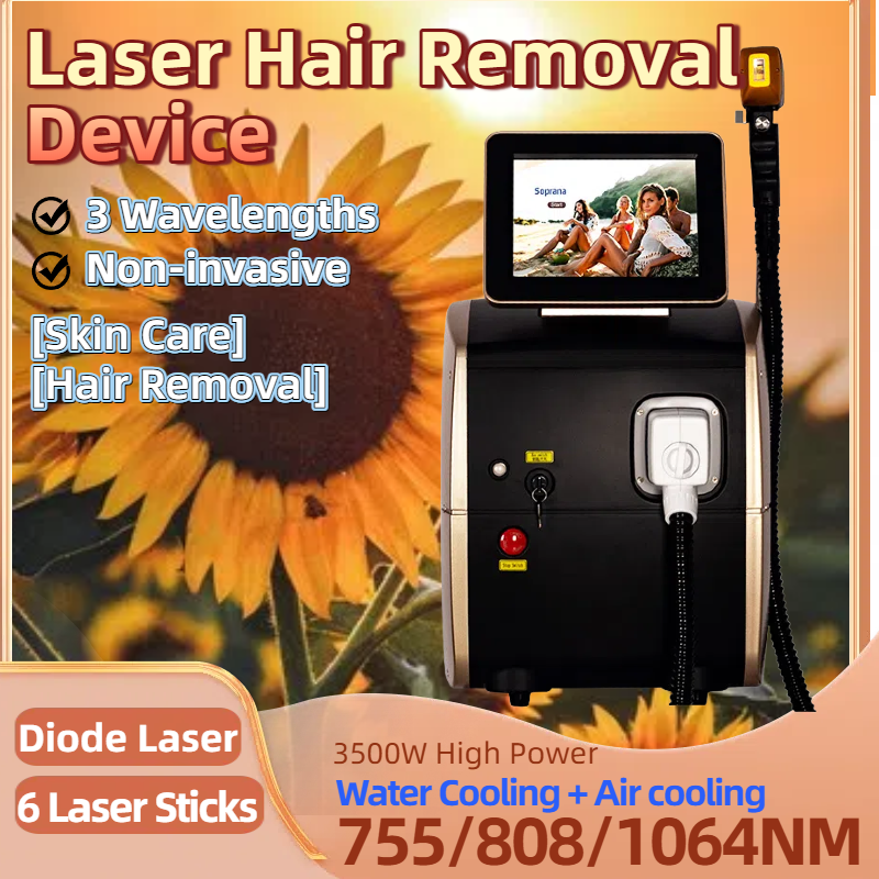 Profession 808nm Diode Laser Hair Removal Machine 3000W PRO Ice Platinum Painless Permanent Epilator For Salon